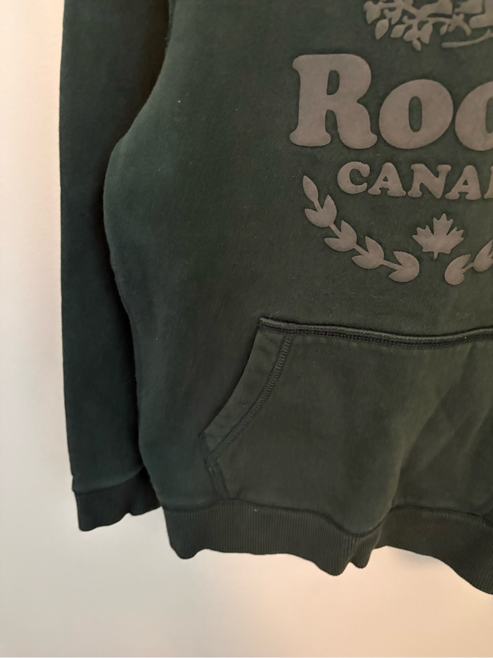 Roots Canada Forest Green Hoodie - Picture 3 of 5